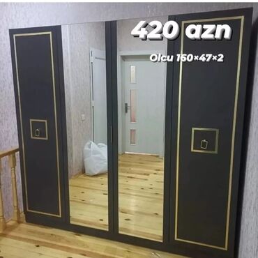 Dolablar: Yeni, Açılan, 3 qapılı Düz dolab, Qarderob, paltar dolabı, Azərbaycan — 16