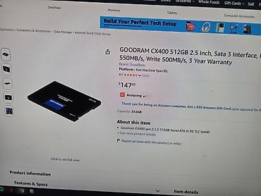 Накопители SSD: Внутренний Накопитель SSD 512 ГБ, 2.5", Новый — 5