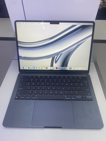 macbook air бишкек: Ноутбук, Apple, 8 ГБ ОЭТ, Apple M3, 13.5 ", Колдонулган, Татаал эмес тапшырмалар үчүн, эс тутум SSD