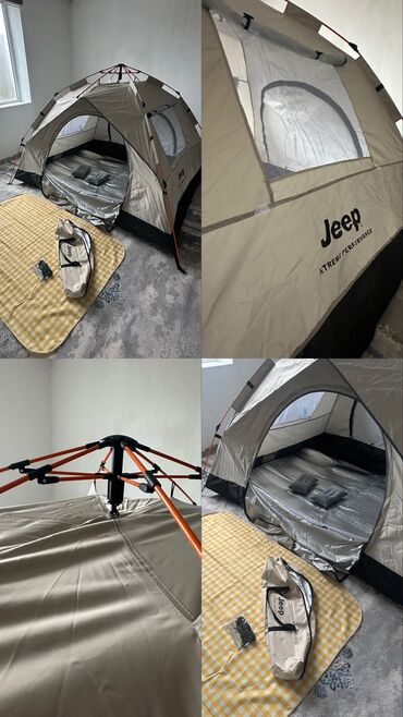 надувные палатки: Фирменная палатка «jeep». Размер: 145. Водонепроницаемый, защищенный