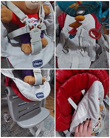 chic: Стульчик для кормления, Б/у, Chicco, Трансформер, цвет - Красный, Самовывоз — 2