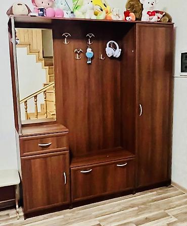 kamot guzgu: Qonaq otağı/dəhliz üçün çoxfunksiyalı dəhliz mebeli - Material: tünd — 3