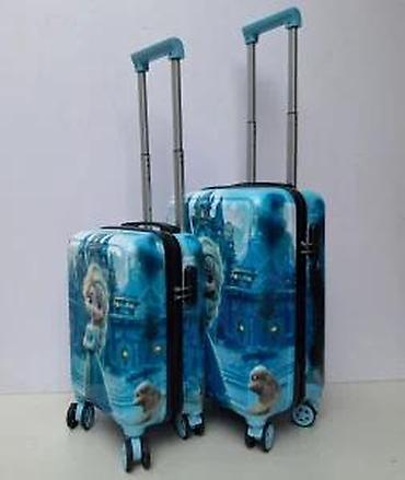 Rančevi, torbe i koferi: Dečiji kofer na točkiće – motiv ledene princeze - Tvrda školjka sa — 19