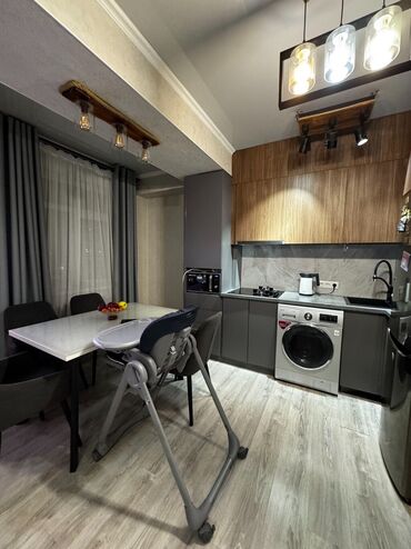квартиры в кок жар: 1 комната, 41 м², Элитка, 8 этаж, Дизайнерский ремонт
