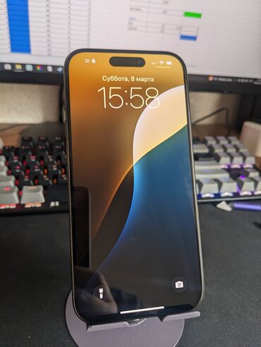 купить xiaomi redmi note 9: IPhone 15 Pro, Колдонулган, 256 ГБ, Black Titanium, Куту, Каптама, Заряддоочу түзүлүш, 91 %