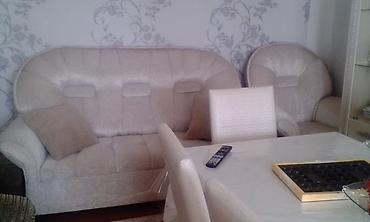 kuxna kunc divan: İşlənmiş, Klassik divan, Divan, 2 kreslo, Bazasız, Açılmayan — 4