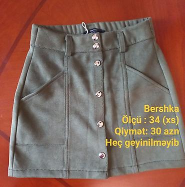 aşpaz paltarı: Mini Ətək, Bershka, XS — 1