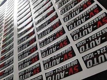 Reklamiranje, štampanje: Izrada REKLAMNIH STIKERA - po vašoj želji - 1187 📌 Opis: Izrada — 7