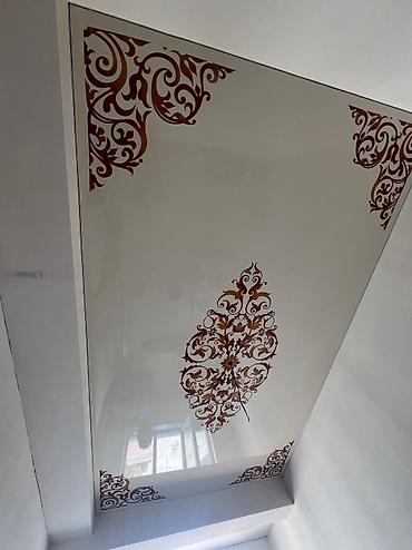 Натяжной потолок: Натяжные потолок под заказ любою фигура монтаж демонтаж замер — 5