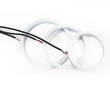 bež: Led prstenovi angel eyes - vise dimenzija. Extremno jaki COTTON LED — 8