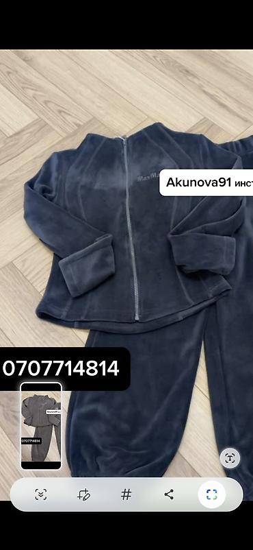 одежда бишкек женская: Детский комплект из мягкого флиса: кофта на молнии + брюки.размеры 36 — 1