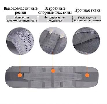карсеты: Пояс фирменный медицинский для поддержки поясницы Vaosi При — 5