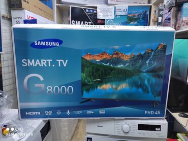 купить телевизор в бишкеке в рассрочку: Телевизоры samsung 45g8000 android 13 с голосовым управлением 110 см