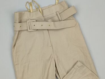spodnie c a: Material trousers for women, size S