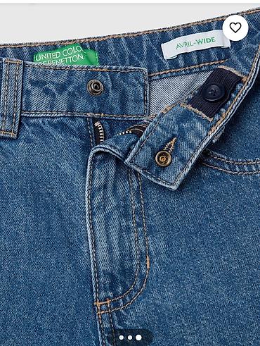 джинсы: Cins şalvar United colors of Benetton, yeni, birkası üstündə. Qız — 3