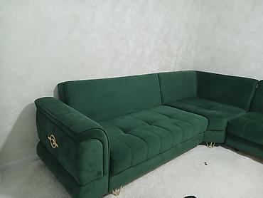 kunc servant: Künc divan, İşlənmiş, Açılan, Bazalı, Vеlur parça, Ödənişli çatdırılma — 7