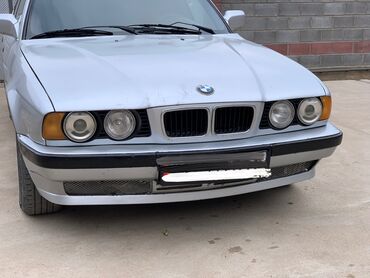 Бампер BMW 1993 г., Б/у, цвет - Серебристый, Оригинал