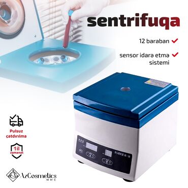 Ortozlar: Sentrifuqa professionalların seçimi. 🔹12 baraban 🔹Sensor idarə etmə