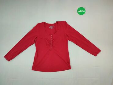 Bluza, S (EU 36), wzór - Jednolity kolor, kolor - Czerwony
