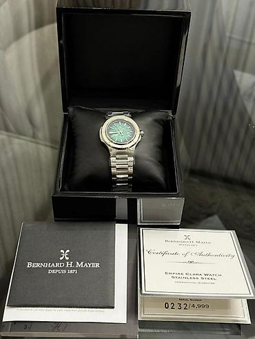 изумрудное: Bernhard H. Mayer Empire Clara Watch — наручные часы из нержавеющей — 1