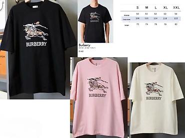 Majice: Men's T-shirt Burberry, bоја - Crna — 9