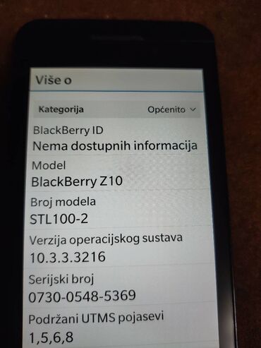 Blackberry: Blackberry Z10, bоја - Crna — 7