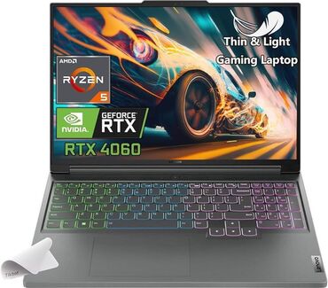 игровой ноутбук rtx: Ноутбук, Lenovo, 16 ГБ ОЭТ, AMD Ryzen 5, 16 ", Жаңы, Жумуш, окуу үчүн, эс тутум SSD