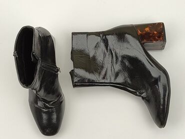 spódniczka czarne z guzikami: Ankle boots for women, 36, condition - Good