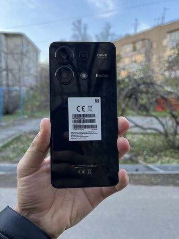 Redmi: Redmi, Redmi Note 13, Б/у, 256 ГБ, цвет - Черный, 2 SIM