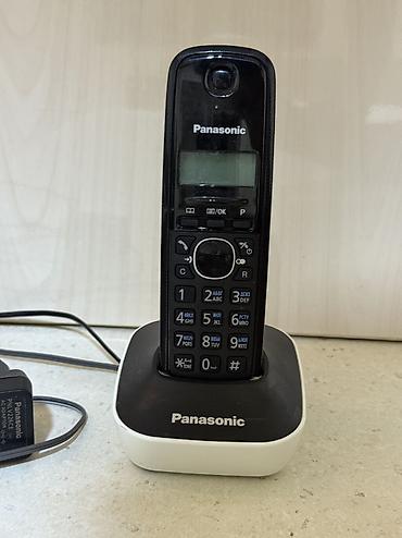 Stasionar telefonlar: Stasionar telefon Panasonic, Simsiz, Yeni, Ünvandan götürmə, Ödənişli çatdırılma — 3