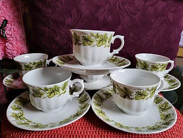 tea pre i posle: Servis za kafu,caj nemacka wunsiedel porcelan Bavaria 70te. Nemacki — 5