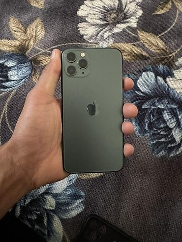 electric fan: IPhone 11 Pro, Б/у, 256 ГБ, Matte Midnight Green, Чехол, 70 % — 1