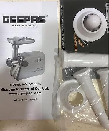 Ət çəkən maşınlar: Ət çəkən maşın Geepas, 1500 Vt, Revers ilə, Yeni — 7
