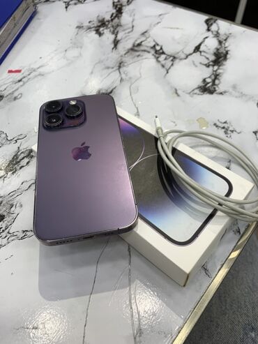 iphone xr qiymeti irşad: IPhone 14 Pro, 128 GB, Deep Purple