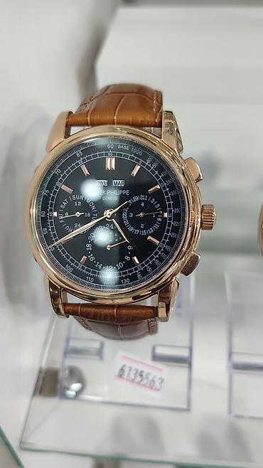 Aksesuarlar: Patek Philippe klassik kişi qol saatları – çoxfunksiyalı xronoqraf və — 7