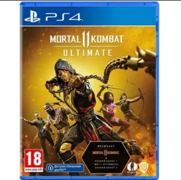 диски на плейстейшен 4: Mortal Kombat 11 ultimate диск на PlayStation 4, б/у в идеальном