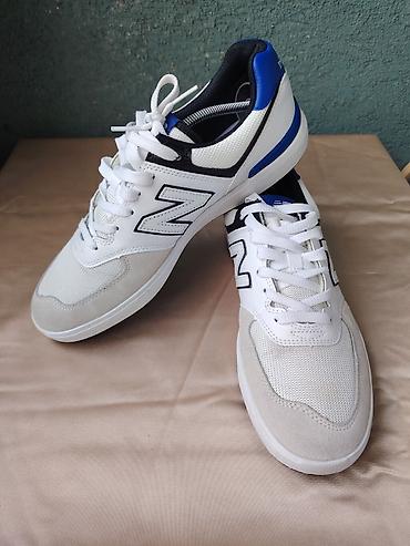 bq patike: New Balance muške patike – bele sa plavim i crnim detaljima Ug 28cm - — 3