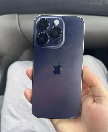 арзан айфон: IPhone 14 Pro, Колдонулган, 128 ГБ, Кара, Заряддоочу түзүлүш, 89 %