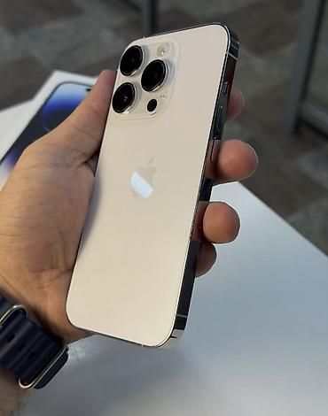 Mobil telefonlar: IPhone 14 Pro, 128 GB, Matte Gold, Zəmanət, Simsiz şarj, Face ID — 3