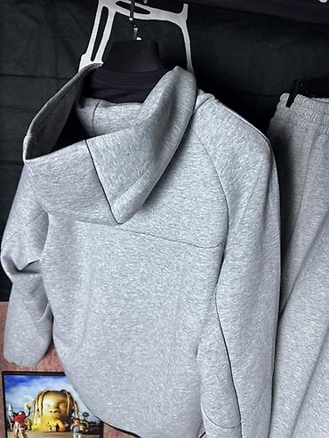 мужской свитер реглан: Мужская толстовка, M, Nike, Новый, цвет - Серый, Самовывоз, Платная доставка — 2