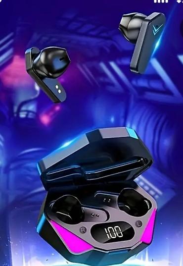 iphone 13 dubai version: Gaming üslublu TWS simsiz qulaqlıq - Futuristik dizaynlı şarj qutusu — 2
