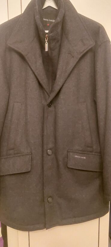 Paltolar: Palto, Pierre Cardin, 2XL, rəng - Boz — 1