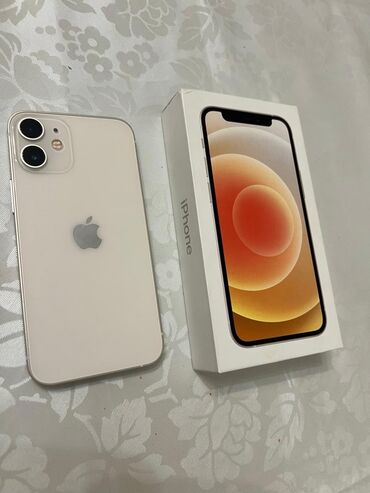 купить процессор intel core i5 бу: IPhone 12 mini, Б/у, 64 ГБ, Белый, Чехол, Коробка, 81 %
