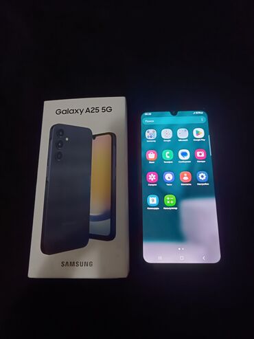 Samsung: Samsung Galaxy A25, Новый, 128 ГБ, цвет - Синий, 2 SIM