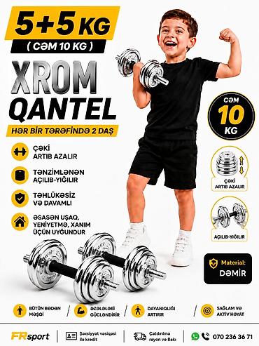 Dəmir Qantellər, Çəki: 5 kq, Yeni