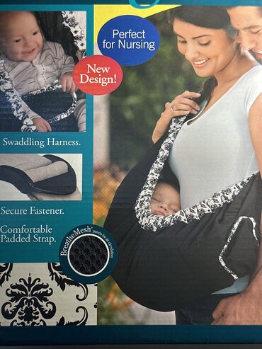 слинг на кольцах: Продаю отличный слинг фирмы Инфантино для малышей до 9 кг все в
