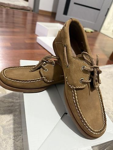 Туфли: Мужские туфли, 40, Timberland, Б/у, цвет - Коричневый, Самовывоз — 1