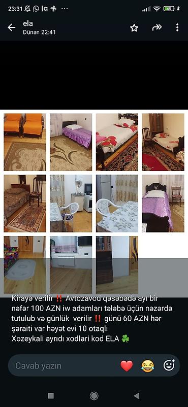 gence emlak ev: Kirayə mənzil – Azərtifaq, 5/4 mərtəbə, 3 otaqlı Qiymət: 400 AZN — 6