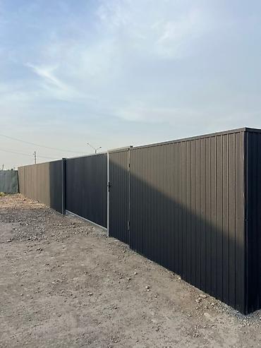 Металлические заборы: ВСЕ ФОТО РАБОТ НАШИ!!! Устанавливаем Заборы из профнастила — 19