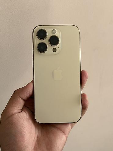 IPhone 14 Pro, Б/у, 256 ГБ, Matte Gold, 90 %